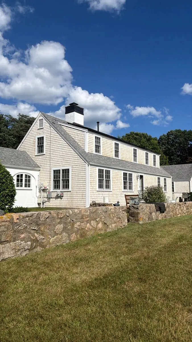Cape style home after a house wash by Hyannis Painting